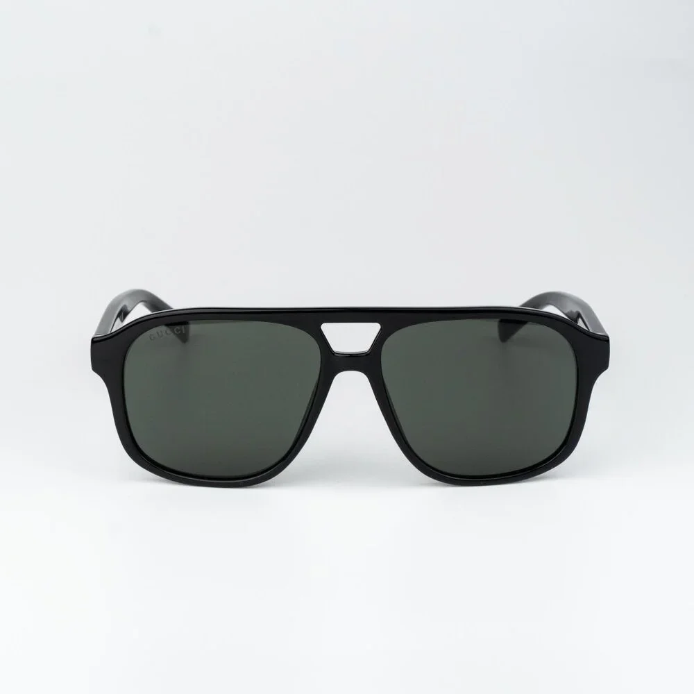 Gucci Men Sunglasses Black Pilot GG1856S 001 NEW AUTHENTIC